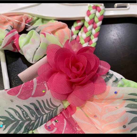 Little Lass Girl 2-Piece Shorts Set with Accessory - Picture 3 of 7